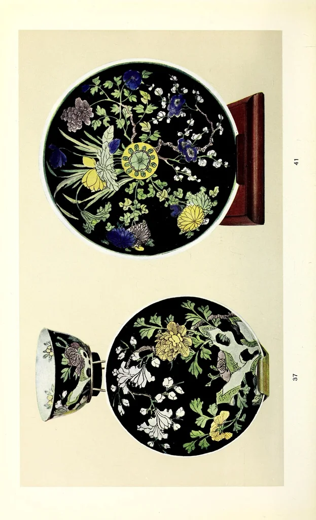 An illustration from A collection of rare old Chinese porcelains : collected by Sir William Bennett, K.C.V.O, 1910, leaf 34