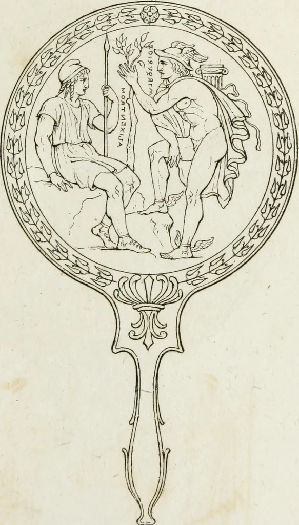 An illustration from A collection of vases, altars, paterae, tripods, candelabra sarcophagi, &c. from various museums and collections : engraved on 170 plates, 1814, leaf 166