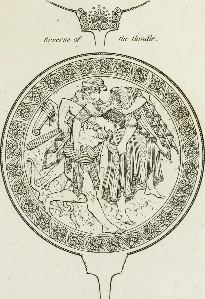 An illustration from A collection of vases, altars, paterae, tripods, candelabra sarcophagi, &c. from various museums and collections : engraved on 170 plates, 1814, leaf 170