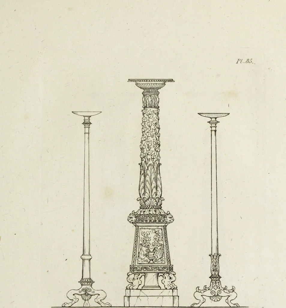 An illustration from A collection of vases, altars, paterae, tripods, candelabra sarcophagi, &c. from various museums and collections : engraved on 170 plates, 1814, leaf 228