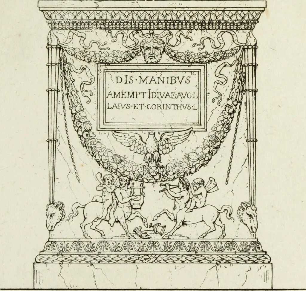 An illustration from A collection of vases, altars, paterae, tripods, candelabra sarcophagi, &c. from various museums and collections : engraved on 170 plates, 1814, leaf 270