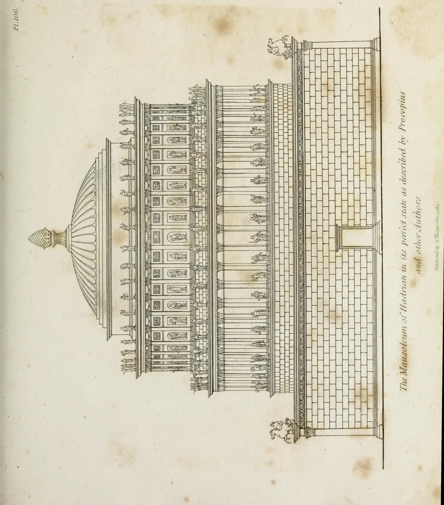 An illustration from A collection of vases, altars, paterae, tripods, candelabra sarcophagi, &c. from various museums and collections : engraved on 170 plates, 1814, leaf 288