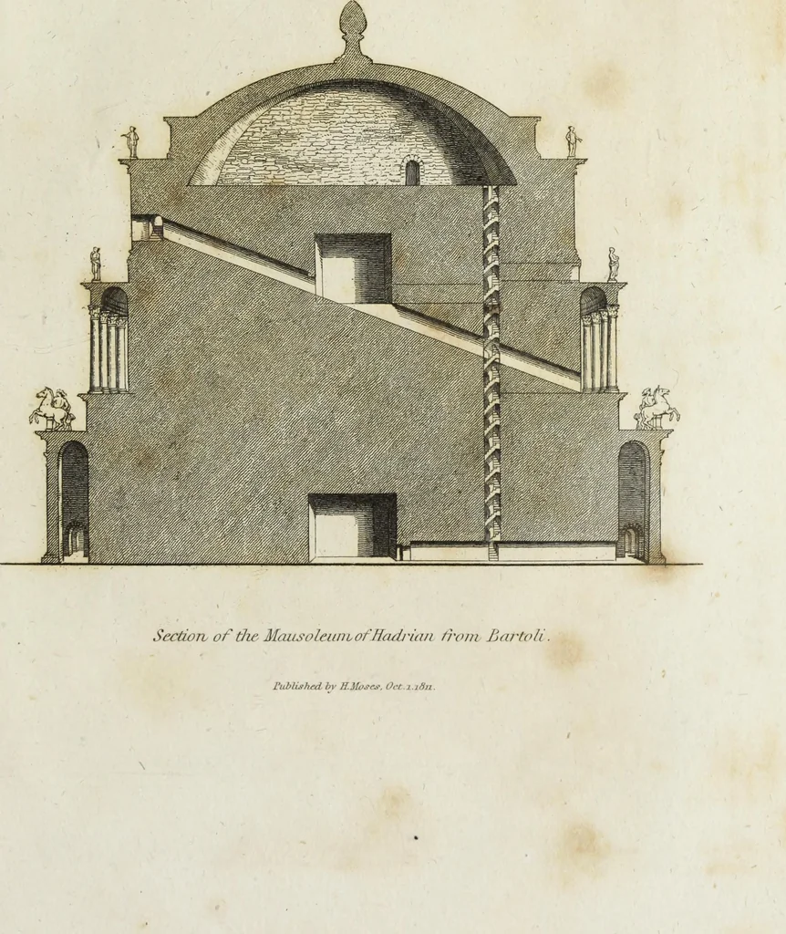An illustration from A collection of vases, altars, paterae, tripods, candelabra sarcophagi, &c. from various museums and collections : engraved on 170 plates, 1814, leaf 290