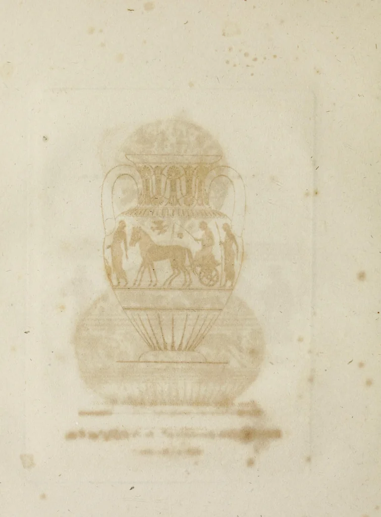 An illustration from A collection of vases, altars, paterae, tripods, candelabra sarcophagi, &c. from various museums and collections : engraved on 170 plates, 1814, leaf 37