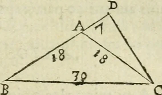 An illustration from Collection ov recveil de divers traictez mathematiqves. A sçauoir; d'arithmetiqve, d'algebre, de la solution de diuers problemes & questions, tant geometriques, qu'astronomiques. Comme aussi de plusieurs moyens pour mesurer toutes sortes de quantitez, soient lignes, superficies & corps. Item, de la sphere du monde, auec l'vsage & pratique tant de l'astrolabe, du quarré geometrique, & des globes, que du compas de proportion: et encore de la construction des fortifications practiquées aux Pays Bas, 1621, leaf 294