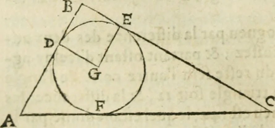 An illustration from Collection ov recveil de divers traictez mathematiqves. A sçauoir; d'arithmetiqve, d'algebre, de la solution de diuers problemes & questions, tant geometriques, qu'astronomiques. Comme aussi de plusieurs moyens pour mesurer toutes sortes de quantitez, soient lignes, superficies & corps. Item, de la sphere du monde, auec l'vsage & pratique tant de l'astrolabe, du quarré geometrique, & des globes, que du compas de proportion: et encore de la construction des fortifications practiquées aux Pays Bas, 1621, leaf 425