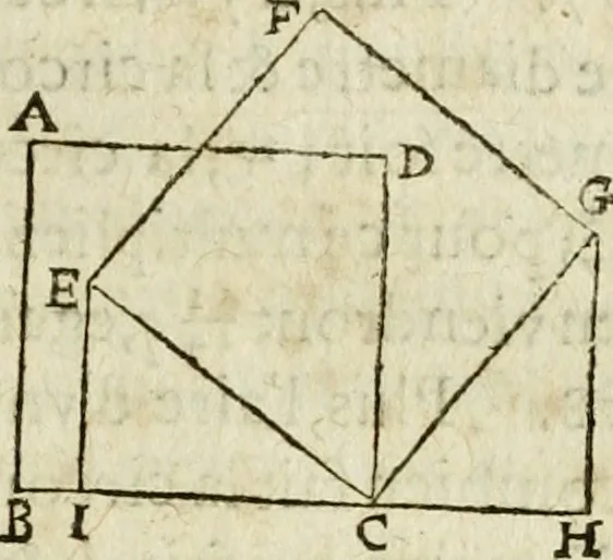 An illustration from Collection ov recveil de divers traictez mathematiqves. A sçauoir; d'arithmetiqve, d'algebre, de la solution de diuers problemes & questions, tant geometriques, qu'astronomiques. Comme aussi de plusieurs moyens pour mesurer toutes sortes de quantitez, soient lignes, superficies & corps. Item, de la sphere du monde, auec l'vsage & pratique tant de l'astrolabe, du quarré geometrique, & des globes, que du compas de proportion: et encore de la construction des fortifications practiquées aux Pays Bas, 1621, leaf 668