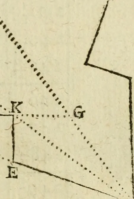 An illustration from Collection ov recveil de divers traictez mathematiqves. A sçauoir; d'arithmetiqve, d'algebre, de la solution de diuers problemes & questions, tant geometriques, qu'astronomiques. Comme aussi de plusieurs moyens pour mesurer toutes sortes de quantitez, soient lignes, superficies & corps. Item, de la sphere du monde, auec l'vsage & pratique tant de l'astrolabe, du quarré geometrique, & des globes, que du compas de proportion: et encore de la construction des fortifications practiquées aux Pays Bas, 1621, leaf 788