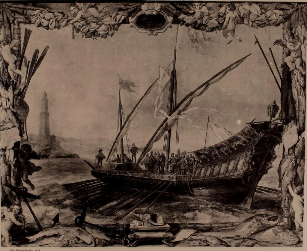 An illustration from Collection Pacully, 1900, leaf 102