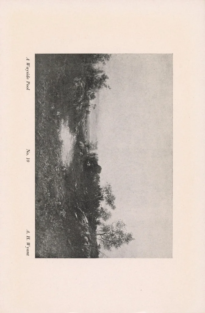 An illustration from A collection of paintings by Murphy, Tryon, Walker, and Wyant .., 1918, leaf 11