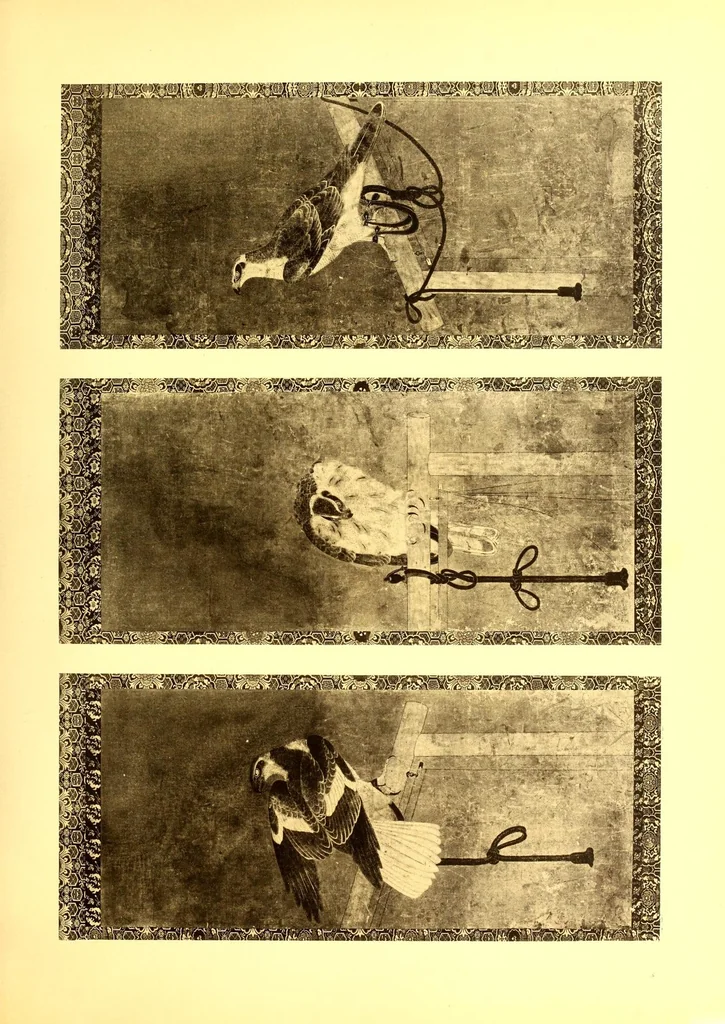 An illustration from Collection P. Barboutau : Peintures-estampes & Objets d'Art du Japon dont la vente aura lieu le 3 juin et jours suivants, a l'Hotel Drouot, Salle N8, 1904, leaf 149