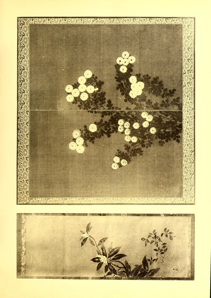 An illustration from Collection P. Barboutau : Peintures-estampes & Objets d'Art du Japon dont la vente aura lieu le 3 juin et jours suivants, a l'Hotel Drouot, Salle N8, 1904, leaf 181