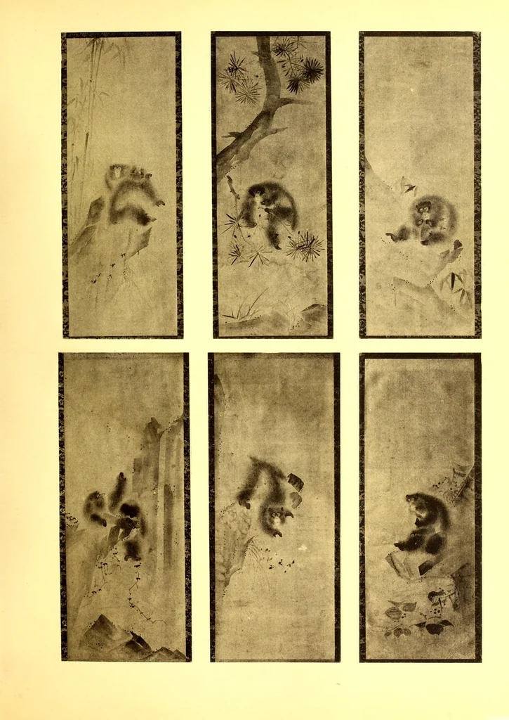 An illustration from Collection P. Barboutau : Peintures-estampes & Objets d'Art du Japon dont la vente aura lieu le 3 juin et jours suivants, a l'Hotel Drouot, Salle N8, 1904, leaf 253