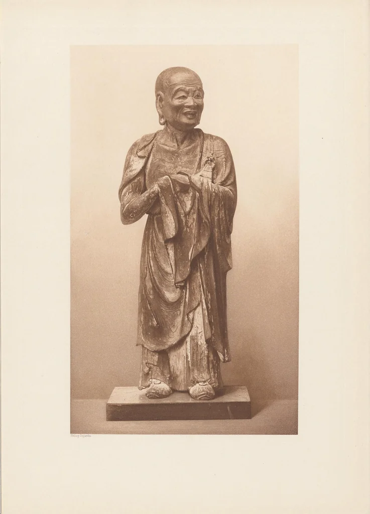 An illustration from Collection S. Bing. : Objets d'art et peintures du Japon et de la Chine dont la vente aura lieu du lundi 7 au samedi 12 mai 1906 inclus dans les galeries de MM. Durand-Ruel, 1906, leaf 23