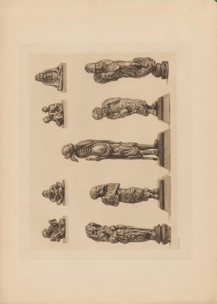 An illustration from Collection S. Bing. : Objets d'art et peintures du Japon et de la Chine dont la vente aura lieu du lundi 7 au samedi 12 mai 1906 inclus dans les galeries de MM. Durand-Ruel, 1906, leaf 35