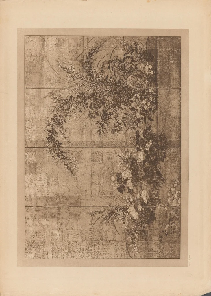 An illustration from Collection S. Bing. : Objets d'art et peintures du Japon et de la Chine dont la vente aura lieu du lundi 7 au samedi 12 mai 1906 inclus dans les galeries de MM. Durand-Ruel, 1906, leaf 41