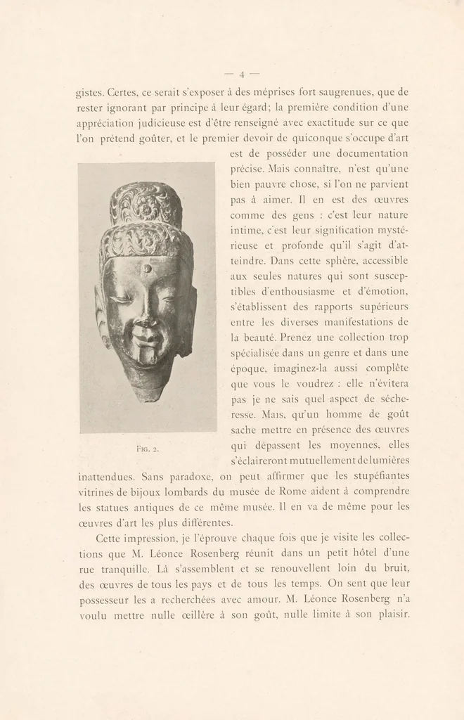 An illustration from Les Collections de M. Léonce Rosenberg, 1911, leaf 6