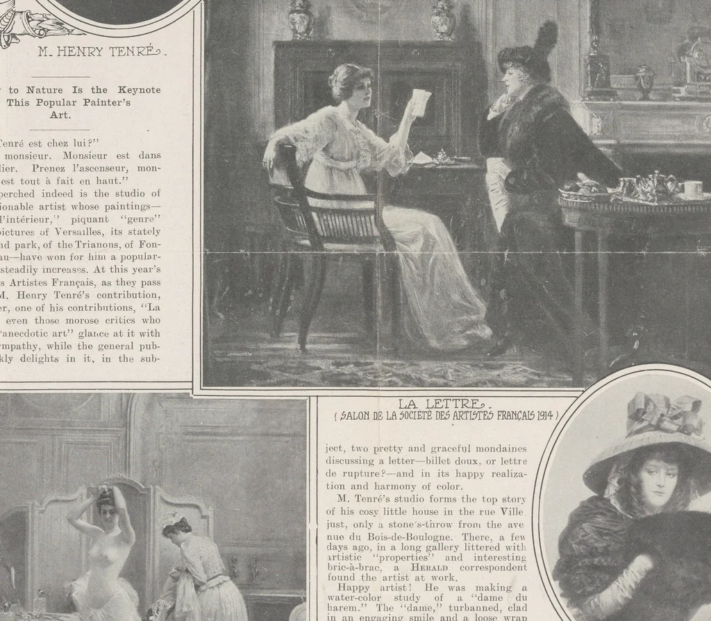 An illustration from Les Collections de M. Léonce Rosenberg, 1911, leaf 8