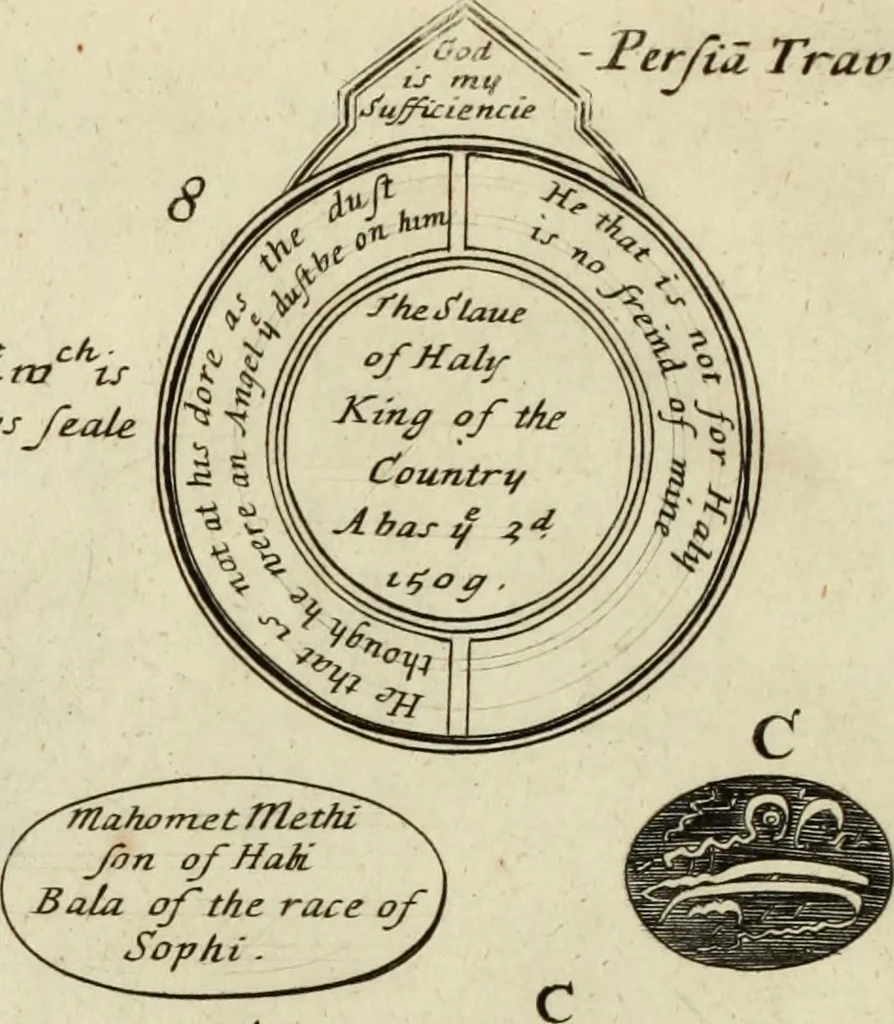 An illustration from Collections of travels through Turkey into Persia, and the East-Indies : Giving an account of the present state of those countries ..., 1684, leaf 215