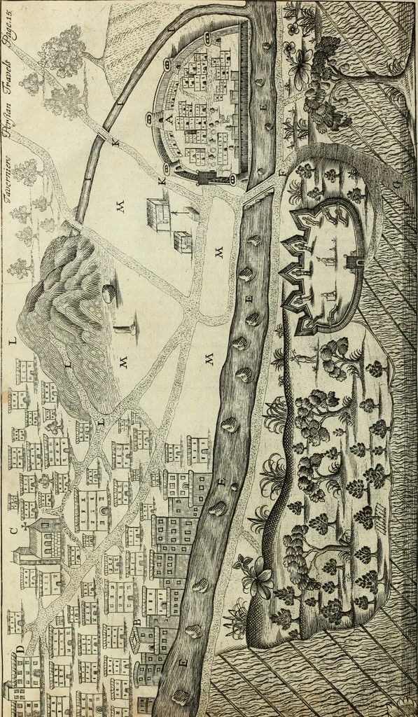 An illustration from Collections of travels through Turkey into Persia, and the East-Indies : Giving an account of the present state of those countries ..., 1684, leaf 41