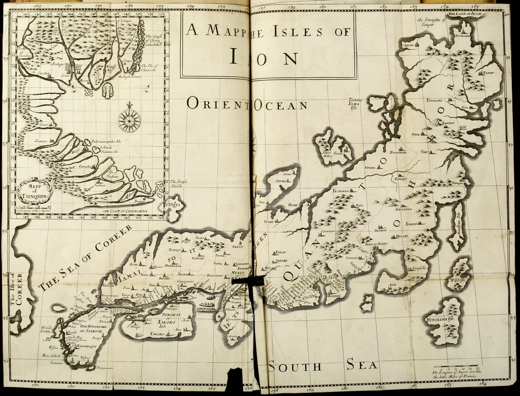 An illustration from Collections of travels through Turkey into Persia, and the East-Indies : Giving an account of the present state of those countries ..., 1684, leaf 702