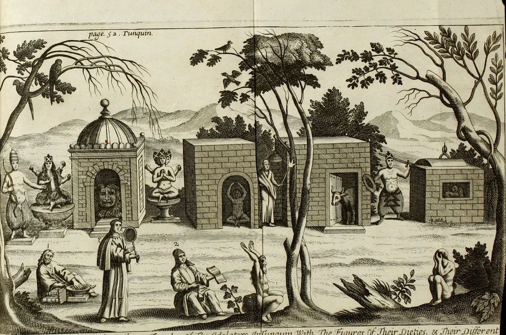 An illustration from Collections of travels through Turkey into Persia, and the East-Indies : Giving an account of the present state of those countries ..., 1684, leaf 864