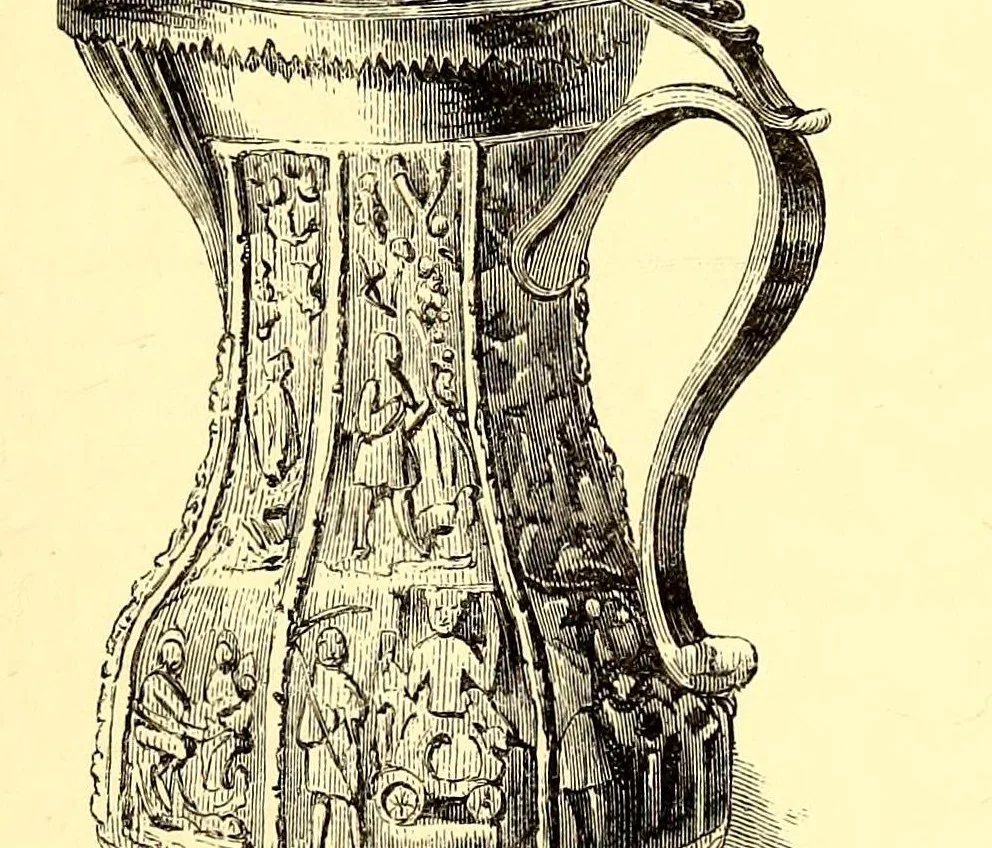 An illustration from Collections towards a history of pottery and porcelain, in the 15th, 16th, 17th, and 18th centuries: with a description of the manufacture, a glossary, and a list of monograms, 1850, leaf 115
