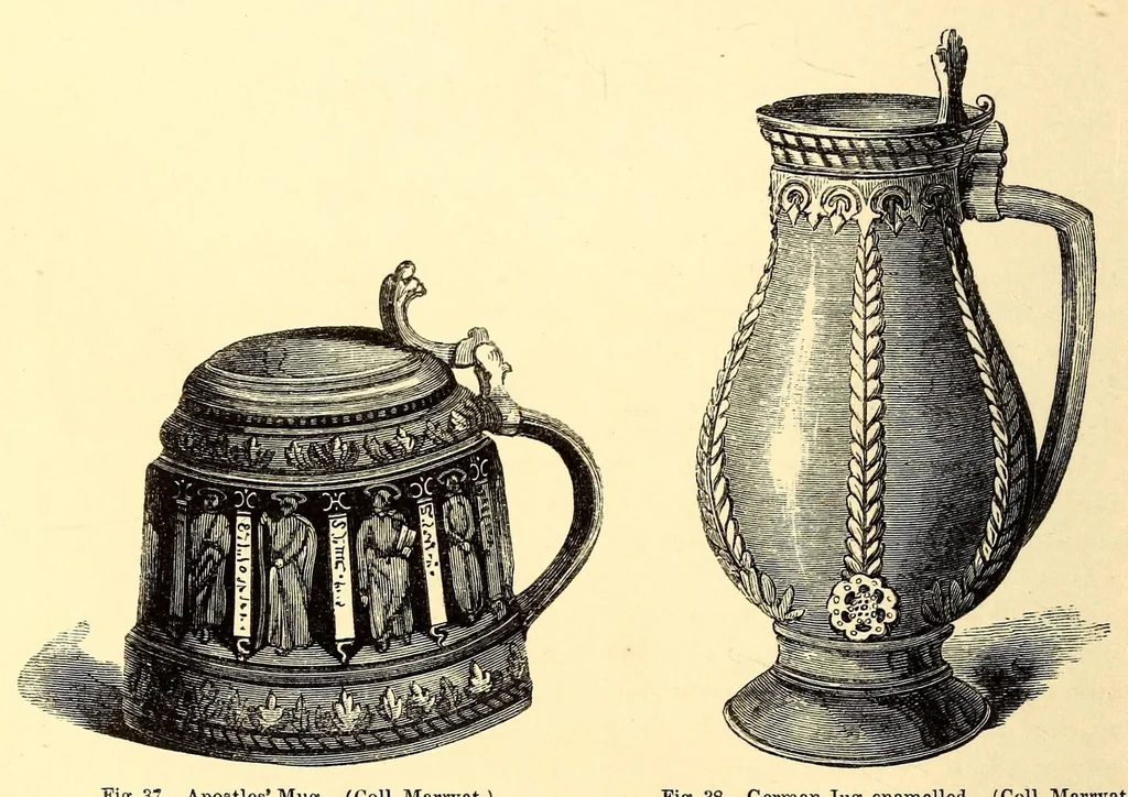 An illustration from Collections towards a history of pottery and porcelain, in the 15th, 16th, 17th, and 18th centuries: with a description of the manufacture, a glossary, and a list of monograms, 1850, leaf 134