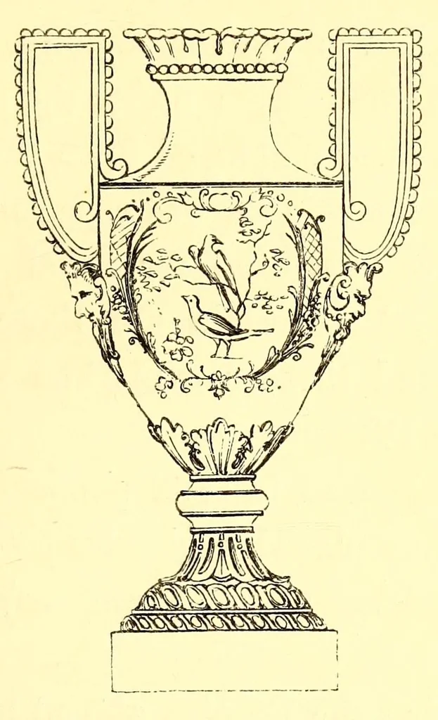 An illustration from Collections towards a history of pottery and porcelain, in the 15th, 16th, 17th, and 18th centuries: with a description of the manufacture, a glossary, and a list of monograms, 1850, leaf 265