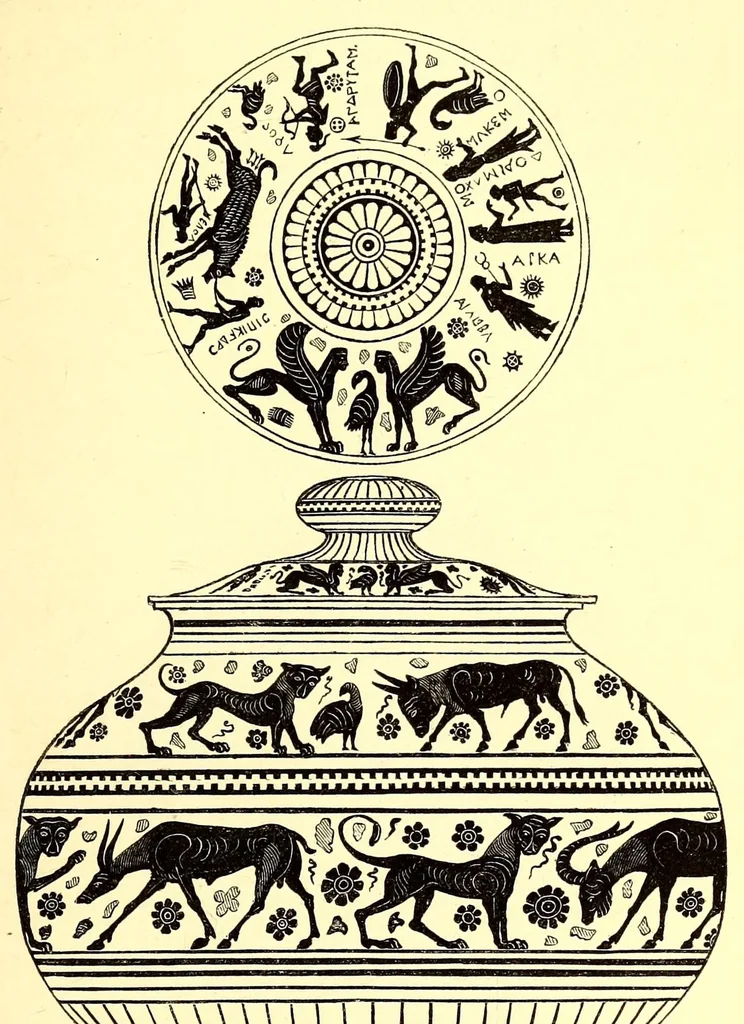 An illustration from Collections towards a history of pottery and porcelain, in the 15th, 16th, 17th, and 18th centuries: with a description of the manufacture, a glossary, and a list of monograms, 1850, leaf 379