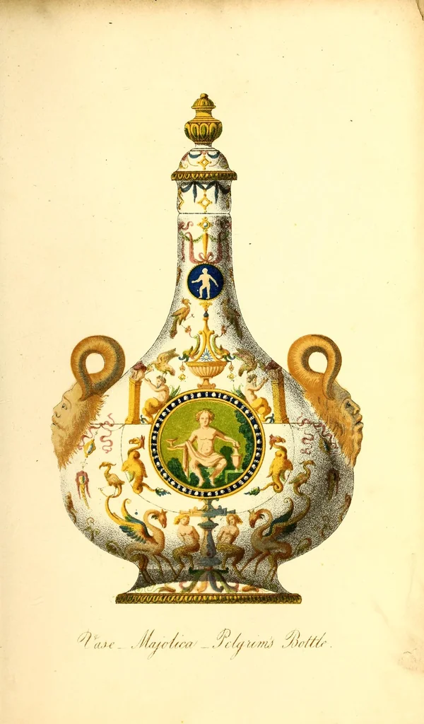 An illustration from Collections towards a history of pottery and porcelain, in the 15th, 16th, 17th, and 18th centuries: with a description of the manufacture, a glossary, and a list of monograms, 1850, leaf 71