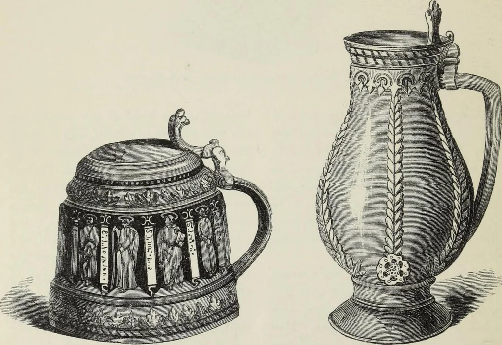 An illustration from Collections towards a history of pottery and porcelain, in the 15th, 16th, 17th, and 18th centuries : with a description of the manufacture, a glossary, and a list of monograms, 1850, leaf 117