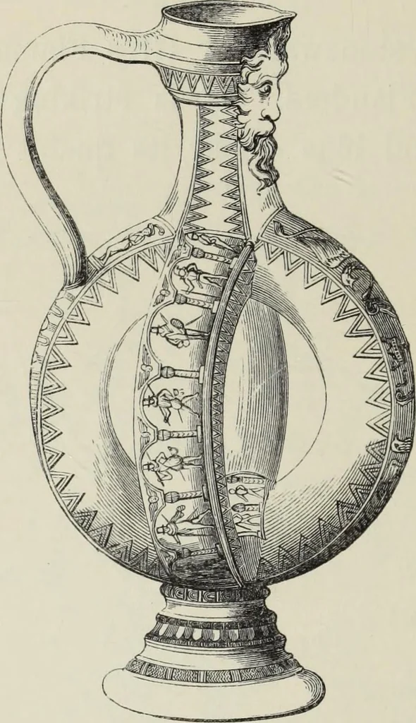 An illustration from Collections towards a history of pottery and porcelain, in the 15th, 16th, 17th, and 18th centuries : with a description of the manufacture, a glossary, and a list of monograms, 1850, leaf 119
