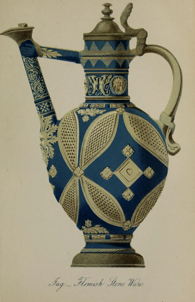 An illustration from Collections towards a history of pottery and porcelain, in the 15th, 16th, 17th, and 18th centuries : with a description of the manufacture, a glossary, and a list of monograms, 1850, leaf 120