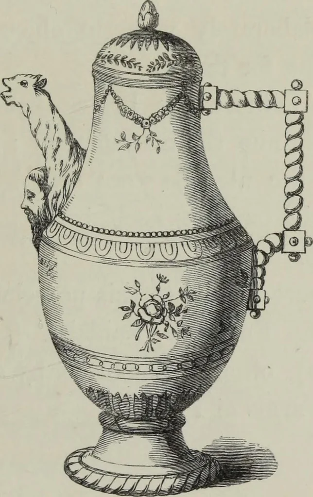 An illustration from Collections towards a history of pottery and porcelain, in the 15th, 16th, 17th, and 18th centuries : with a description of the manufacture, a glossary, and a list of monograms, 1850, leaf 206