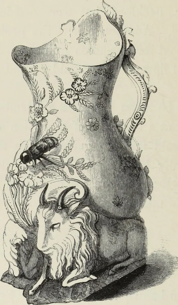 An illustration from Collections towards a history of pottery and porcelain, in the 15th, 16th, 17th, and 18th centuries : with a description of the manufacture, a glossary, and a list of monograms, 1850, leaf 225