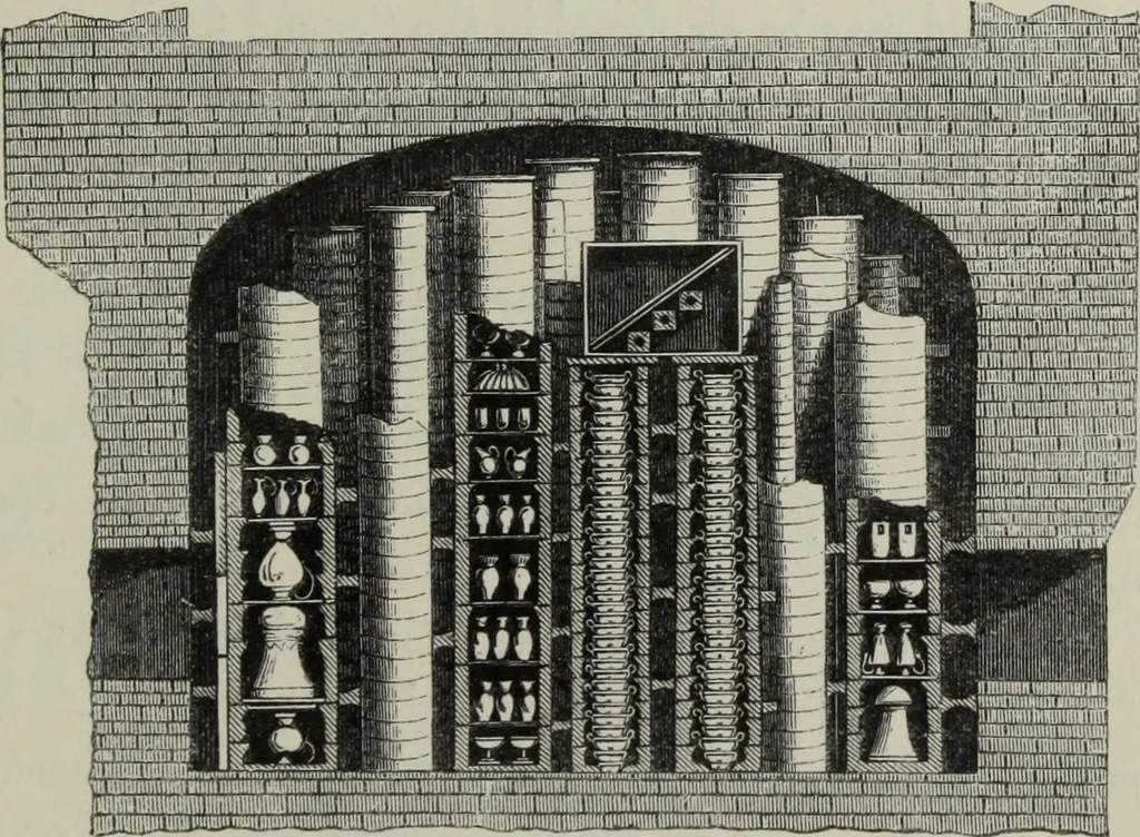 An illustration from Collections towards a history of pottery and porcelain, in the 15th, 16th, 17th, and 18th centuries : with a description of the manufacture, a glossary, and a list of monograms, 1850, leaf 312