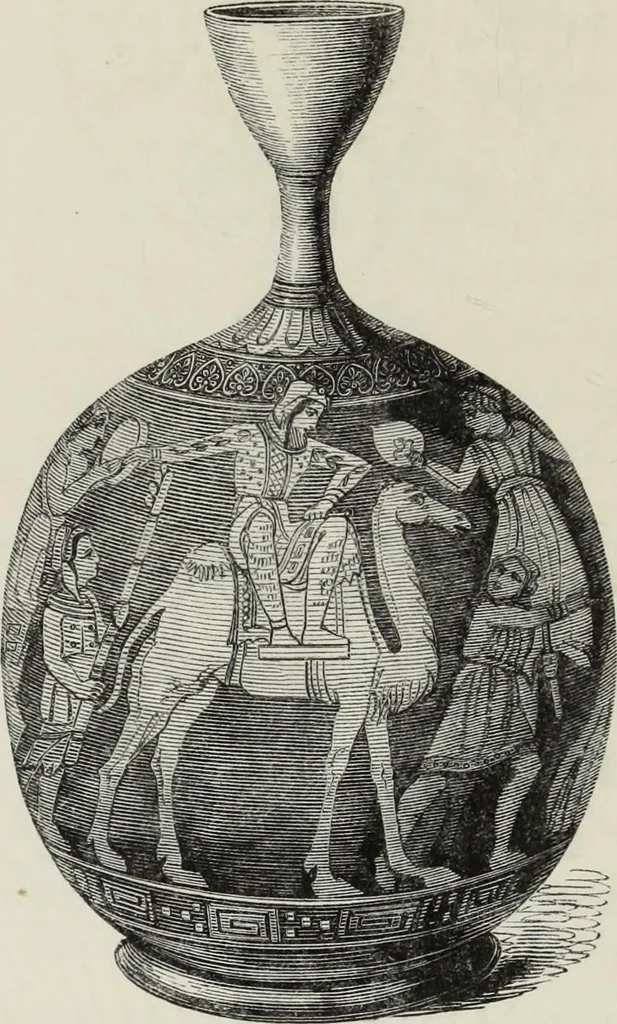 An illustration from Collections towards a history of pottery and porcelain, in the 15th, 16th, 17th, and 18th centuries : with a description of the manufacture, a glossary, and a list of monograms, 1850, leaf 353