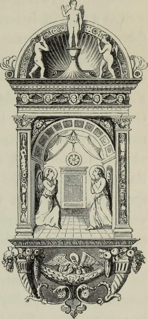 An illustration from Collections towards a history of pottery and porcelain, in the 15th, 16th, 17th, and 18th centuries : with a description of the manufacture, a glossary, and a list of monograms, 1850, leaf 40
