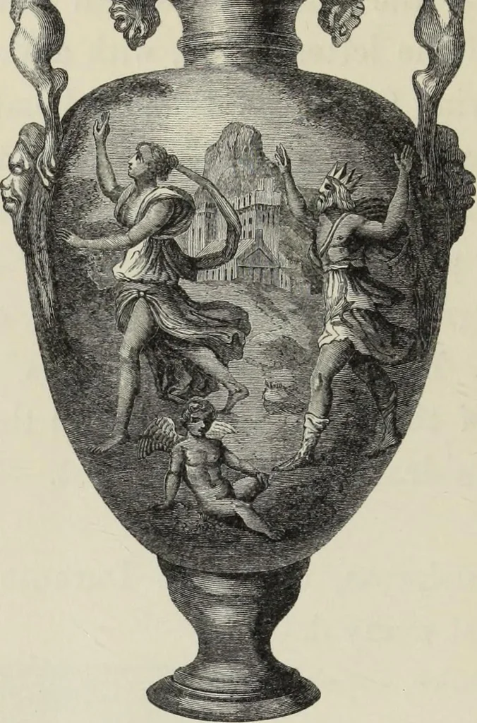 An illustration from Collections towards a history of pottery and porcelain, in the 15th, 16th, 17th, and 18th centuries : with a description of the manufacture, a glossary, and a list of monograms, 1850, leaf 47