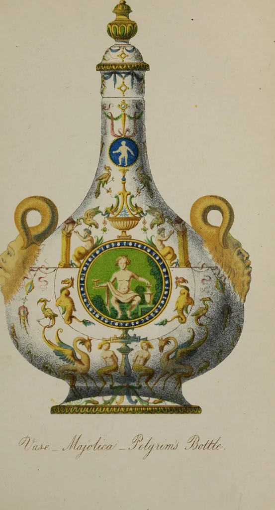 An illustration from Collections towards a history of pottery and porcelain, in the 15th, 16th, 17th, and 18th centuries : with a description of the manufacture, a glossary, and a list of monograms, 1850, leaf 60