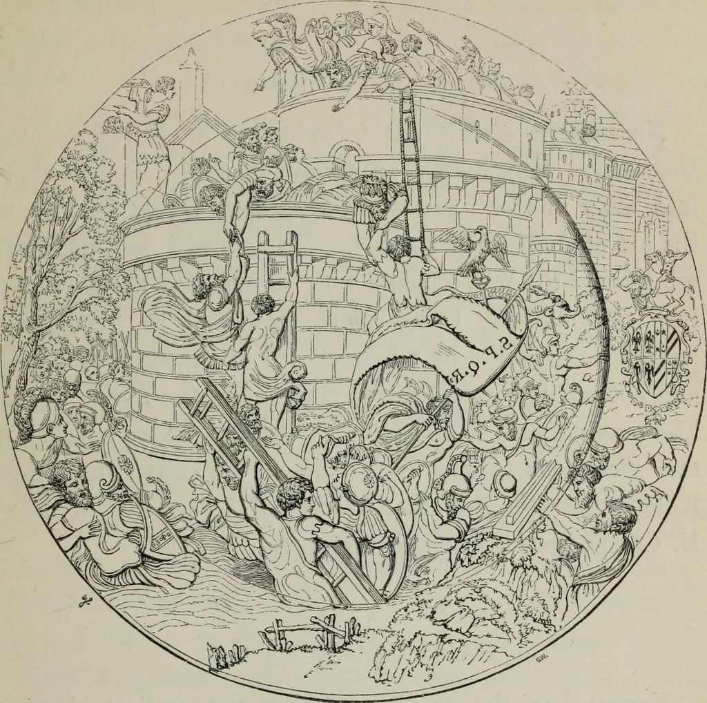 An illustration from Collections towards a history of pottery and porcelain, in the 15th, 16th, 17th, and 18th centuries : with a description of the manufacture, a glossary, and a list of monograms, 1850, leaf 64