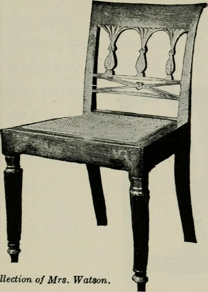 An illustration from Collector's luck; or, A repository of pleasant and profitable discourses descriptive of the household furniture and ornaments of olden time.., 1919, leaf 182