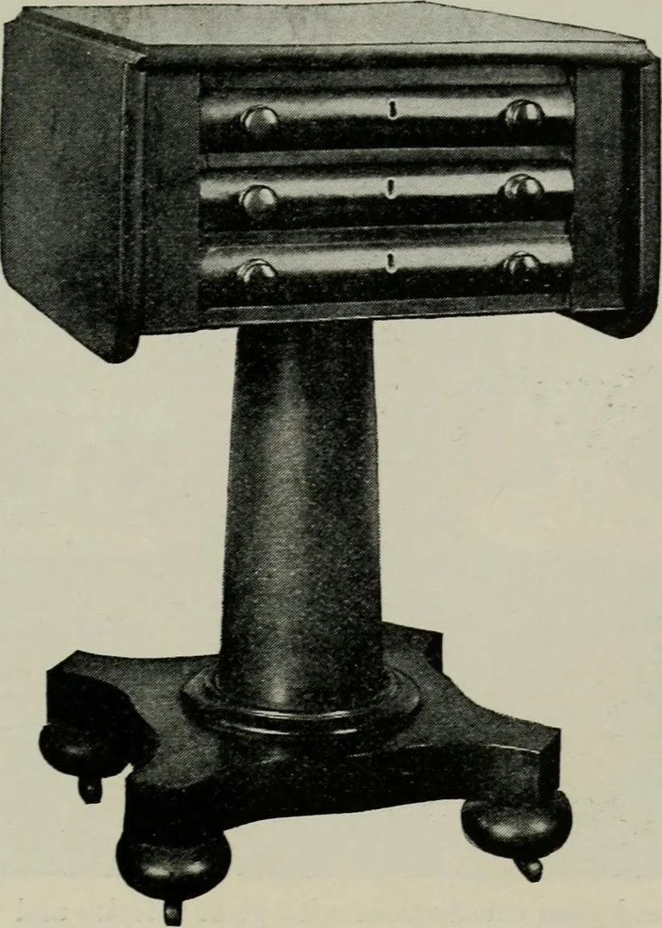 An illustration from Collector's luck; or, A repository of pleasant and profitable discourses descriptive of the household furniture and ornaments of olden time.., 1919, leaf 188