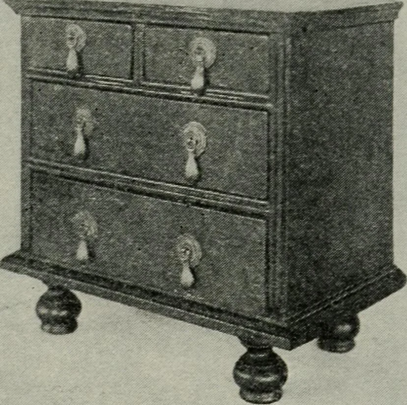 An illustration from Collector's luck; or, A repository of pleasant and profitable discourses descriptive of the household furniture and ornaments of olden time.., 1919, leaf 216