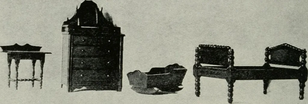 An illustration from Collector's luck; or, A repository of pleasant and profitable discourses descriptive of the household furniture and ornaments of olden time.., 1919, leaf 223