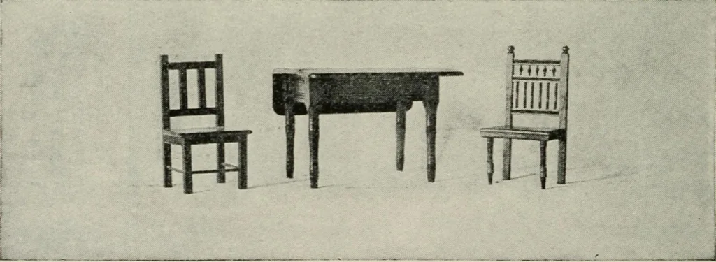 An illustration from Collector's luck; or, A repository of pleasant and profitable discourses descriptive of the household furniture and ornaments of olden time.., 1919, leaf 223