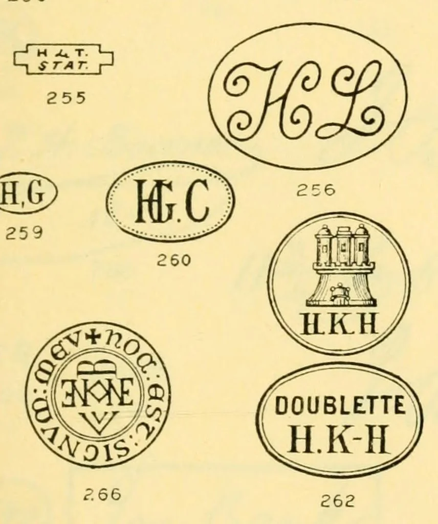 An illustration from Collectors' marks, 1918, leaf 169