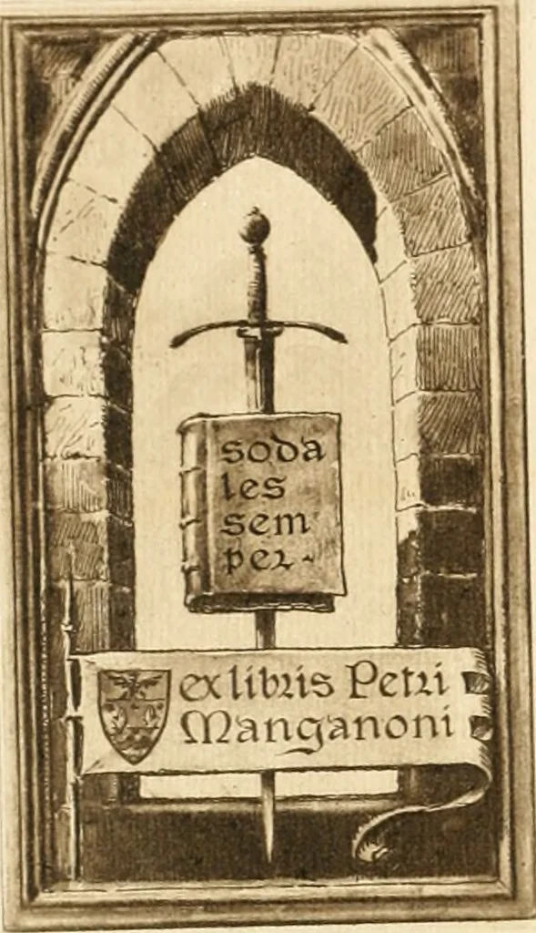 An illustration from Collezione di soggetti ornamentali ed architettonici inventati e disegnati da Domenico Moglia, 1837, leaf 1
