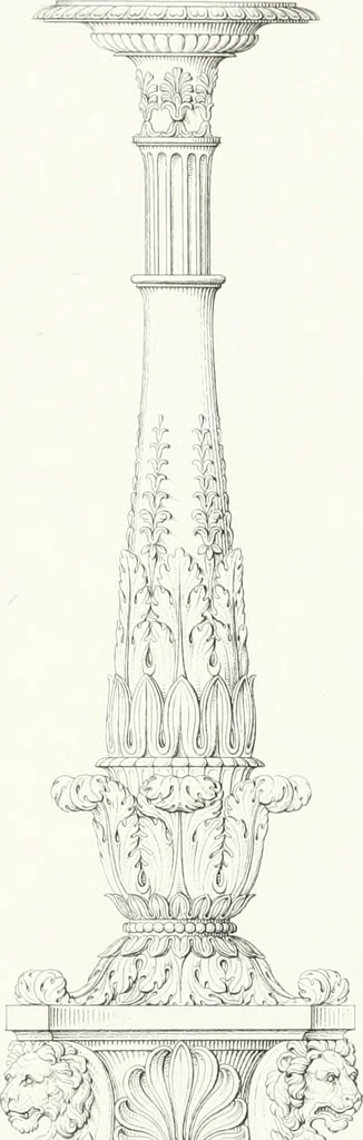 An illustration from Collezione di soggetti ornamentali ed architettonici inventati e disegnati da Domenico Moglia, 1837, leaf 104